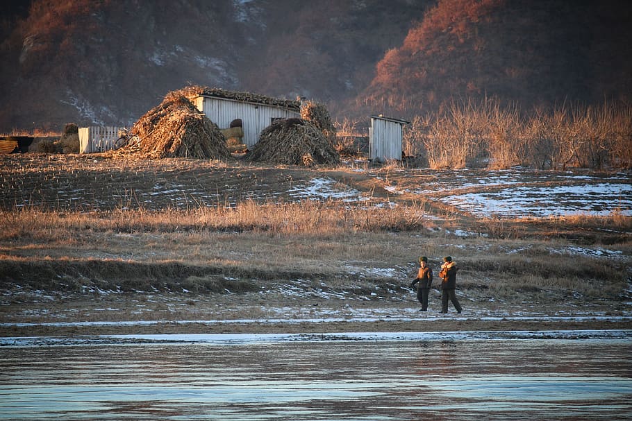 North Korea, Soldiers, Poor, Force, people, water, nature, outdoors, men, landscape