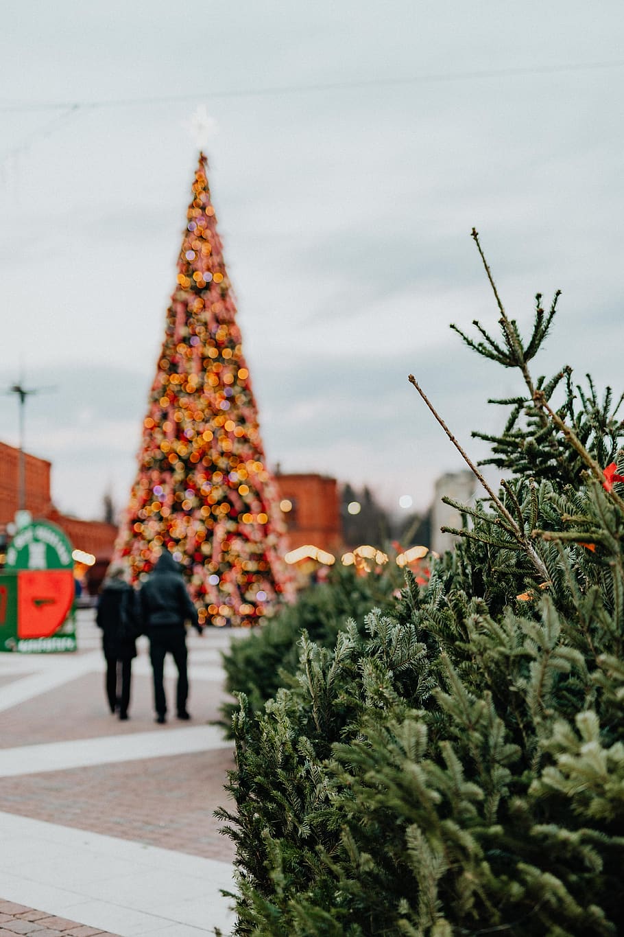 shopping, mall, december, xmas, Poland, lodz, łódź, Europe, Christmas, tree