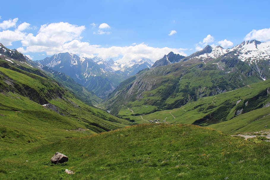 Mont Blanc, Tour, Alps, tour mont blanc, migrasi, trekking, gunung, lanskap, alam, scenics