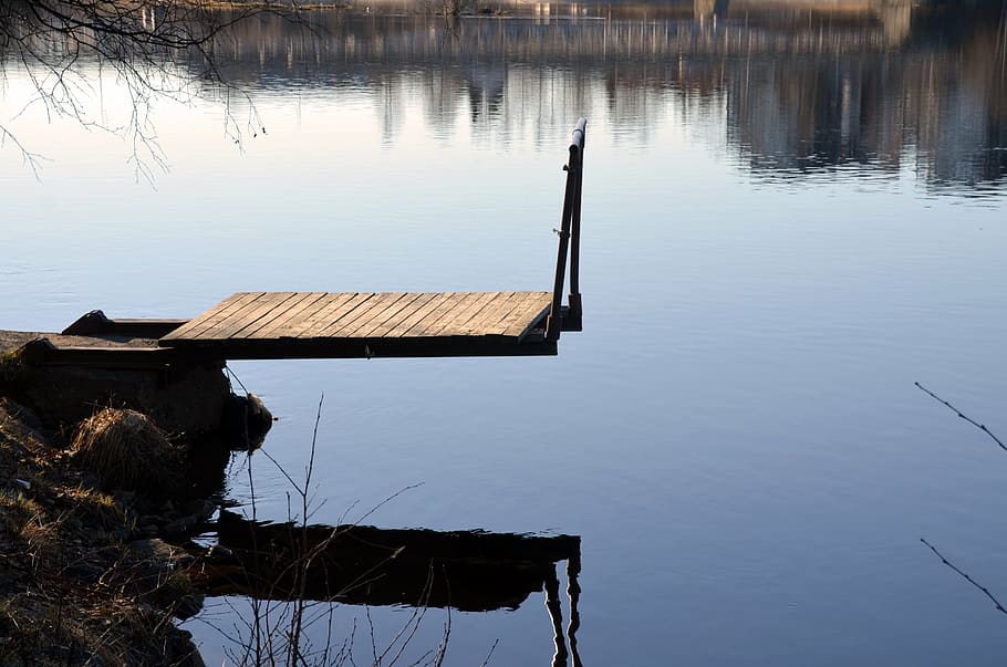 skellefteå, puente, río, suecia, agua, azul, reflejo, västerbotten, lago, naturaleza