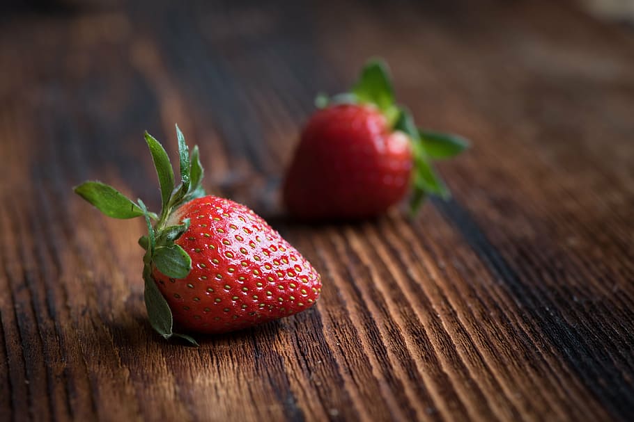 selective, focus photography, strawberries, red, delicious, sweet, food, eat, fruit, soft fruit