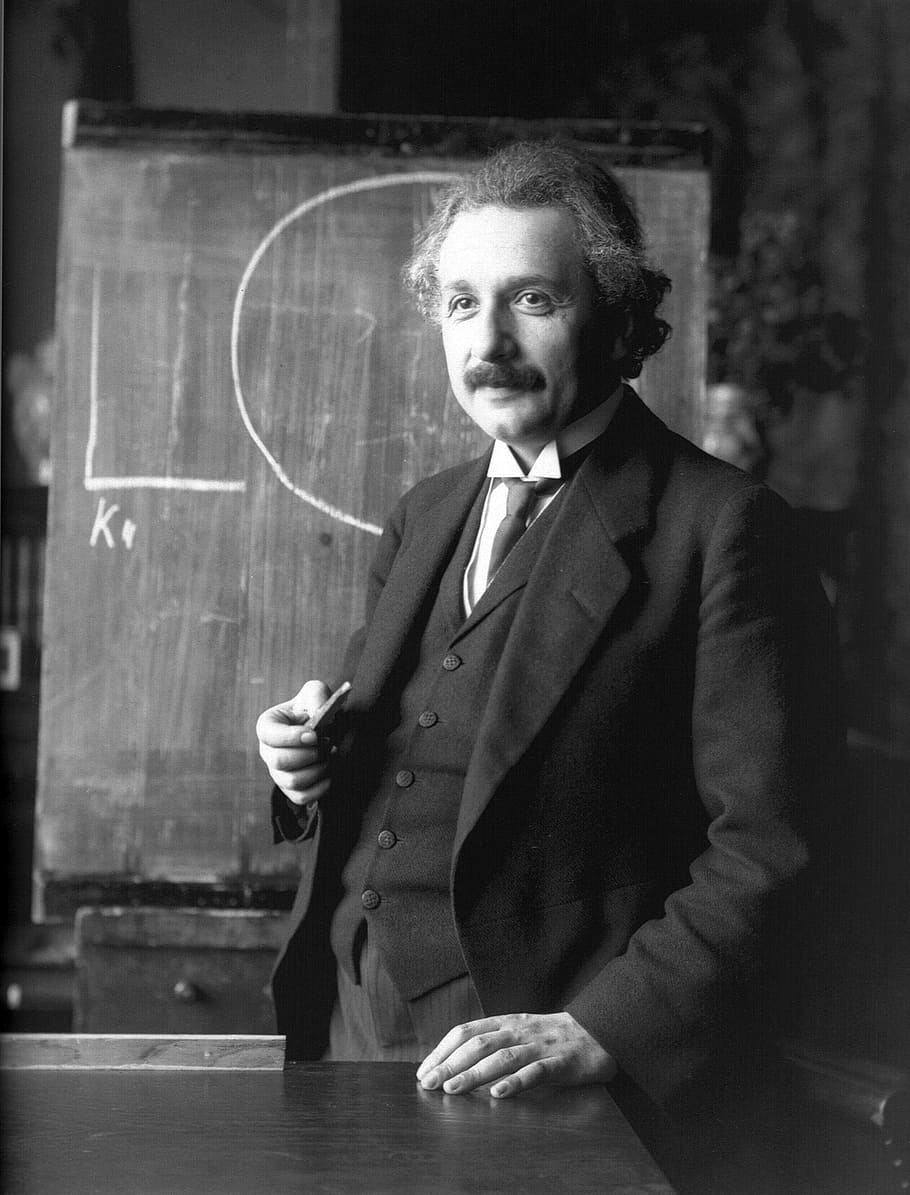 写真, アルバートアインシュタイン, アインシュタイン, アルバート, 教室, 黒板, 教授, 天才, 物理学, 科学者
