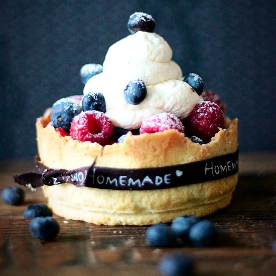 blueberry cupcake, pie, berry, blueberries, food and drink, food, sweet food, berry fruit, fruit, dessert