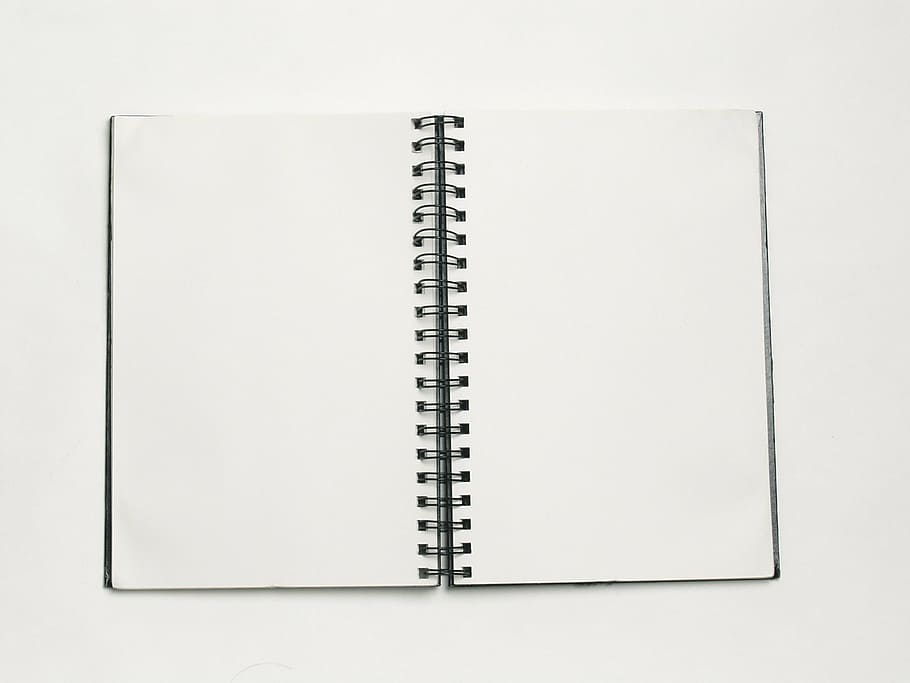 White Planner Page Notepad Notes Paper Blank School Book Education Note Pad Spiral Notebook Pxfuel