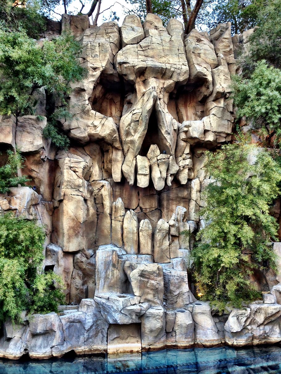 Skull, Las Vegas, Pirate, Rock, vegas, treasure island, stone, famous Place, cambodia, angkor
