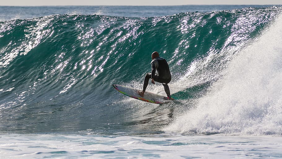 Surfer, Surfing, Wave, Beach, Ocean, board, surfboard, sport, active, lifestyle