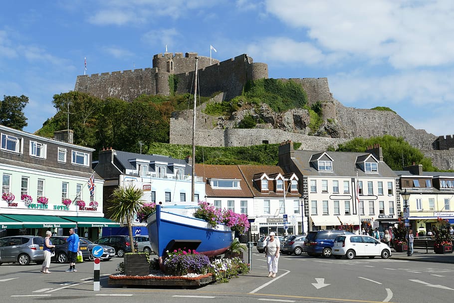 Jersey, Castle, Orgueil, Port, island of jersey, gorey, historically, fortress, united kingdom, england