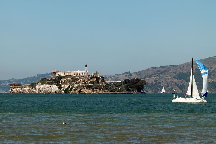 Alcatraz, Prison, Prison, Island, San Francisco, alcatraz, prison, island, california, usa, high-security prison, pacific