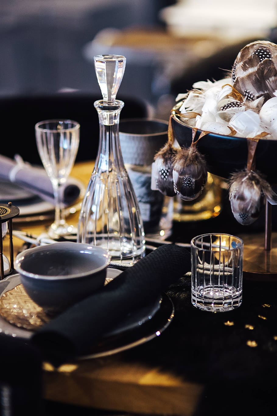 white, table, dinner, restaurant, elegant, eggs, decoration, opulent