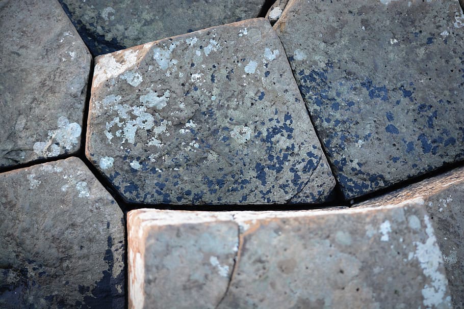 자이언트 코즈웨이, 북 아일랜드, 암석, 암석 형성, 자연, unseco, 바다, 아니 사람, 고체, 무늬