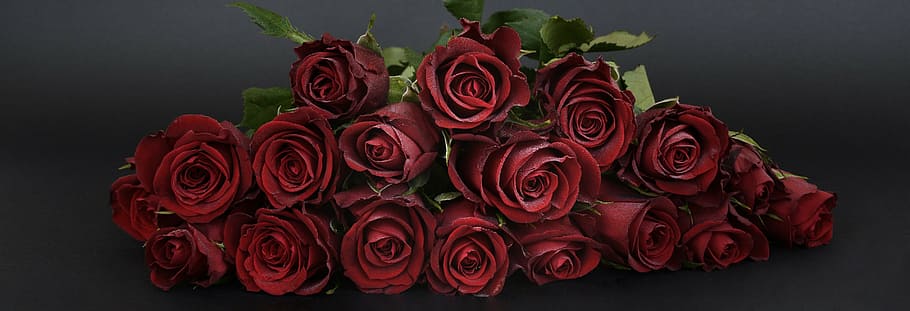 red, rose, flower bouquet, roses, bouquet of roses, bouquet, strauss, flowers, romance, red roses
