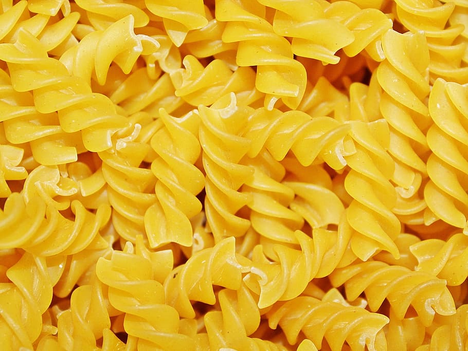 fill, frame photography, twirl pasta, Noodles, Yellow, Pasta, Food, Eat, Lunch, carbohydrates