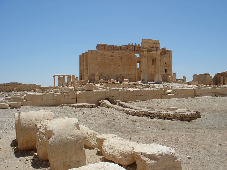 Palmira, Deserto, Pérola, Semita, Cidade, cidade semita, Síria, farsa, nova idade da pedra, ruína antiga