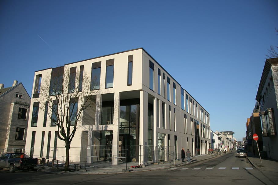 gedung pengadilan di Haugesund, pengadilan, hakim, bangunan, administrasi, kota, gedung perwakilan, pusat kota, arsitektur, eksterior bangunan