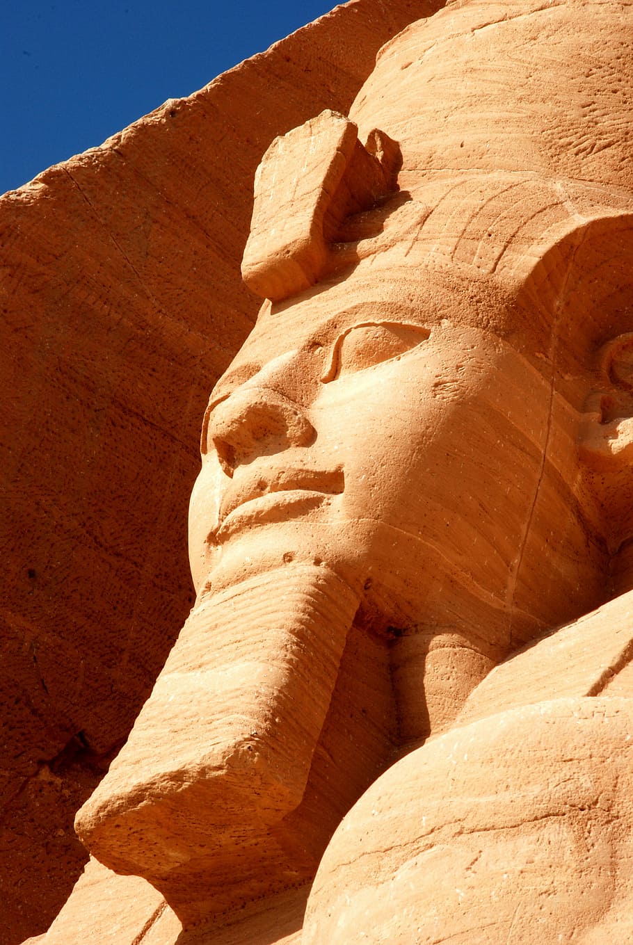 abu simbel, egypt, statue, temples, hieroglyphs, nile, travel, sandstone, archaeology, sculpture