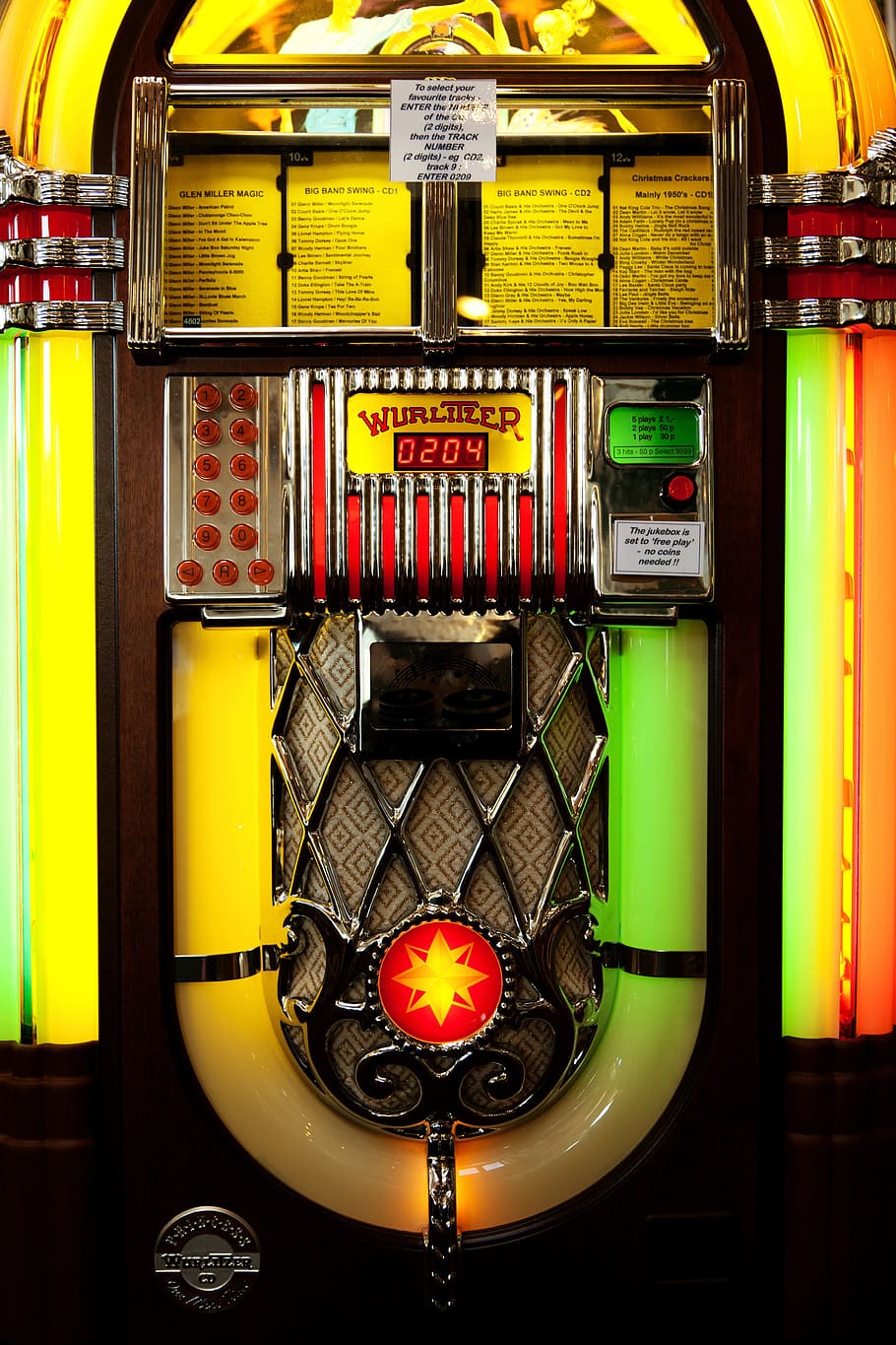 wurltieer jukebox, 0204, Antique, Box, Collectible, Electronic, historical, history, hits, jukebox