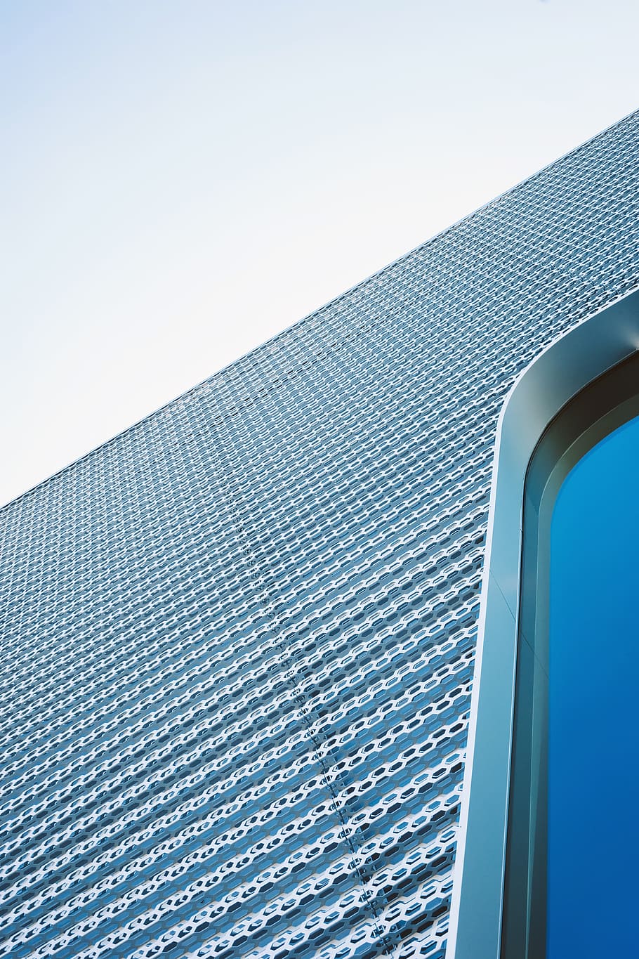 architecture, abstract, pattern, texture, exterior, window, reflection, cladding, metal, sky