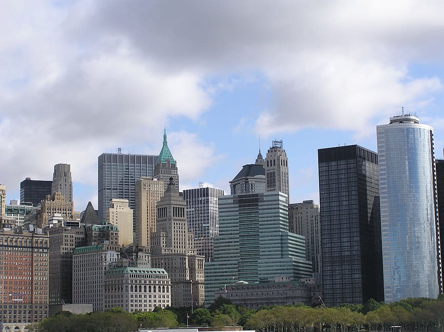 New York, Clouds, Reka, Skyscrapers, skyscraper, new York City, urban Scene, urban Skyline, city, manhattan - New York City