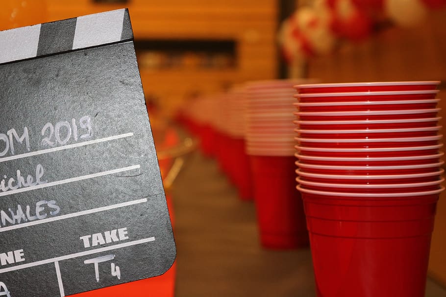 party, prom, 2019, gb, cinema, cup, red, bier, pong, list