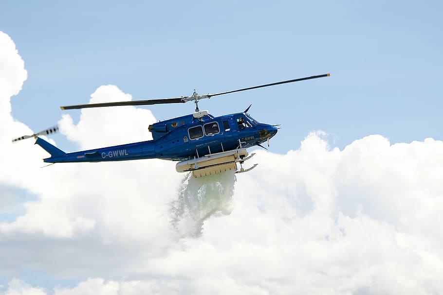 helicopter, flying, rescue, emergency, fire fighting, aircraft, vehicle, fly, aviation, rotor