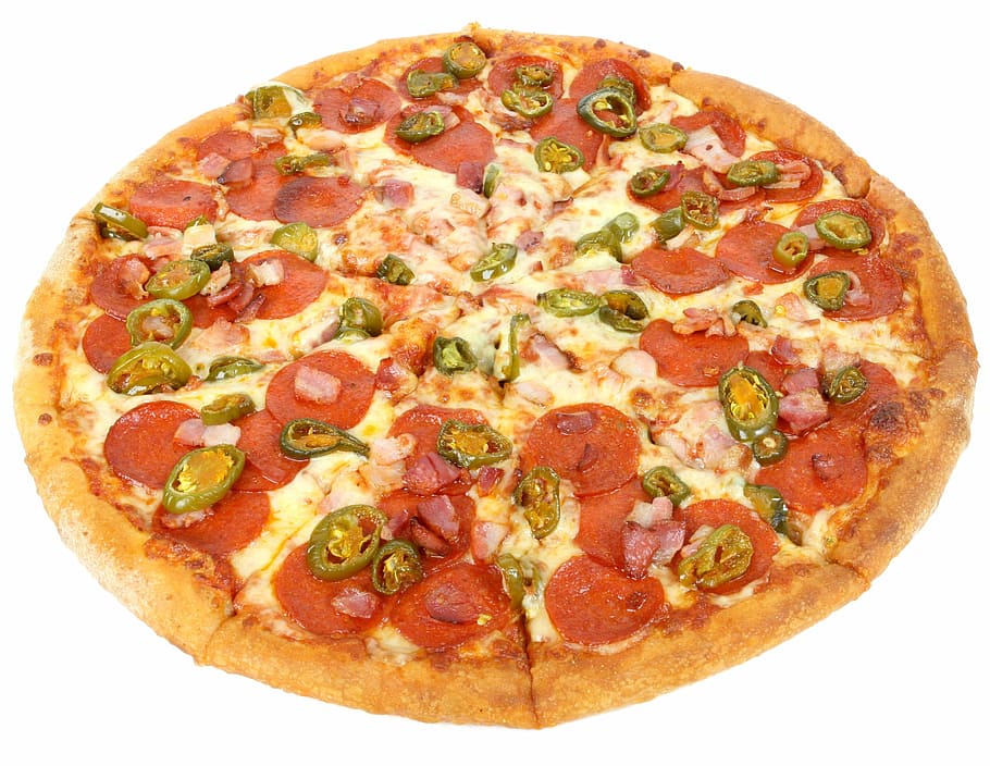 pizza with cheese, american, bacon, bread, cheese, cheesy, deliver, delivery, diet, dough