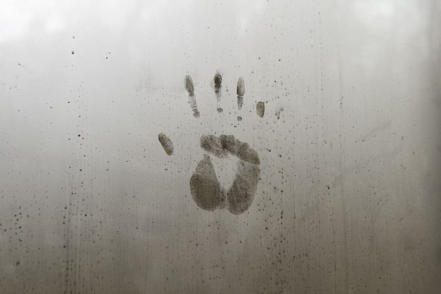 handprint, hand, unique, identity, identification, fingerprint, spa, fog, mist, humid