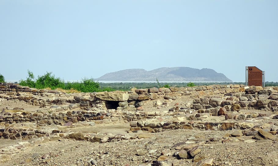 dholavira, archaeological site, excavation, structures, water management, khadir bet, kutch, kotada timba, ruins, ancient