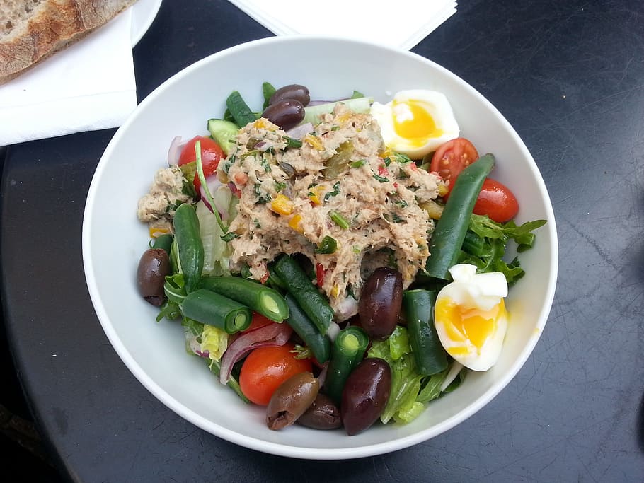Tuna Salad, Tuna, Salad, Food, Lunch, tuna, salad, meal, delicious, cuisine, green