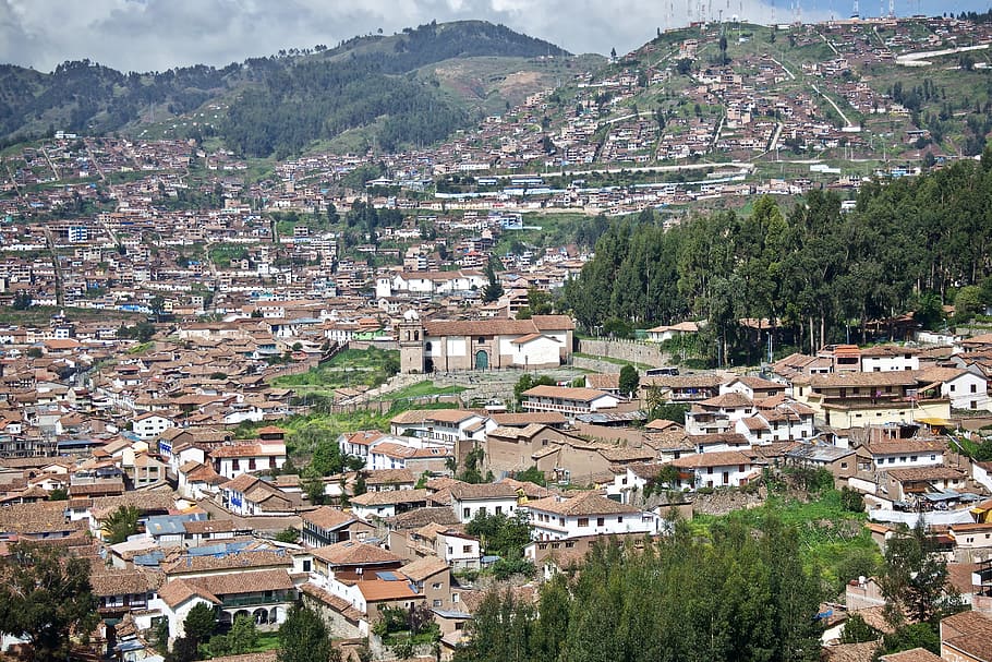 cusco, peru, cusco peru, architecture, building exterior, built structure, city, residential district, building, tree