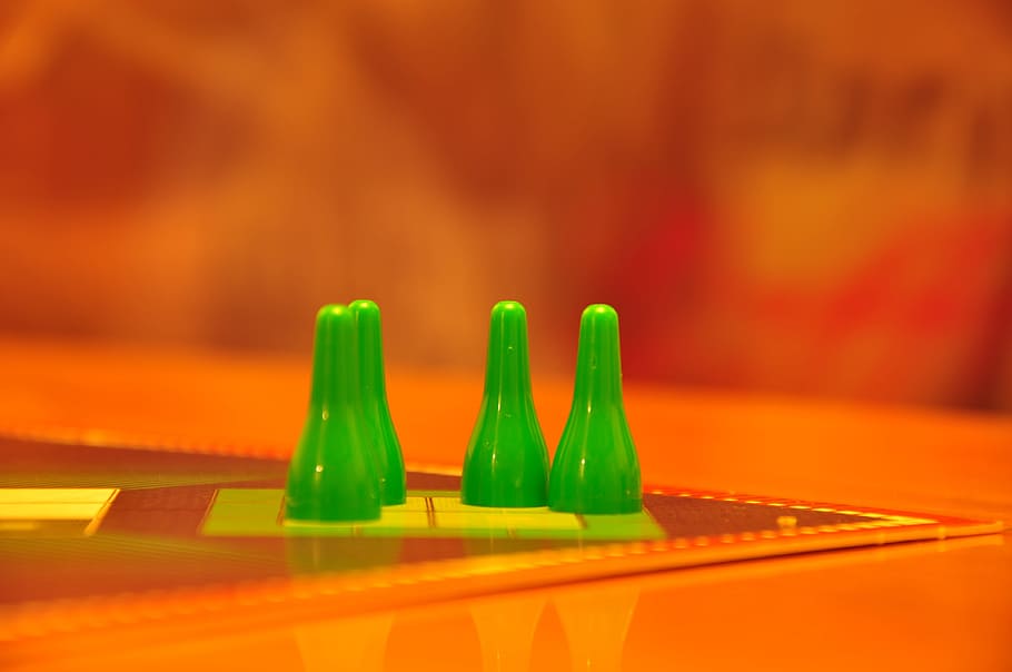 Game, Board, Board Game, Pawns, game, green color, indoors, multi colored, close-up, day, toy