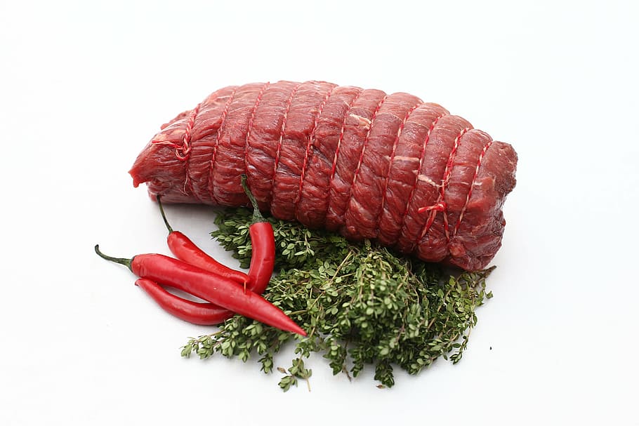 raw, meat, chilies, roast beef, horse, horses roast beef, food, dining, speciality, taste
