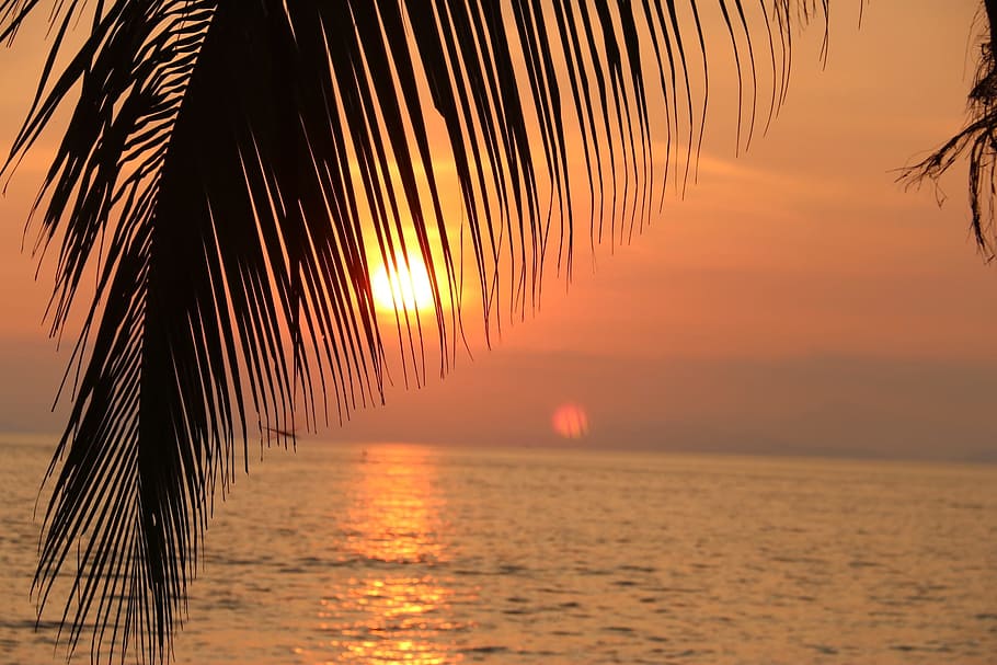 Pôr do sol, Costa Rica, Natureza, Tropical, céu, praia, costa, pacífico, crepúsculo, mar