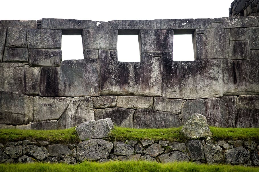gray concrete building, portals machupicchu, stones, inca architecture, cusco peru, peru, cusco, tourism, cuzco, history