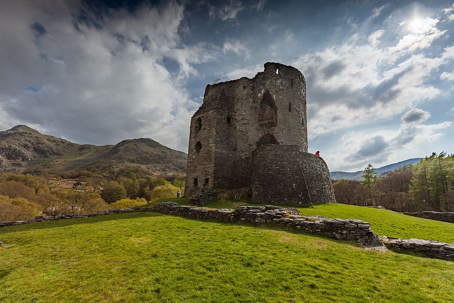 snowdonia, castle, welsh, old, historic, architecture, abandoned, wales, uk, history