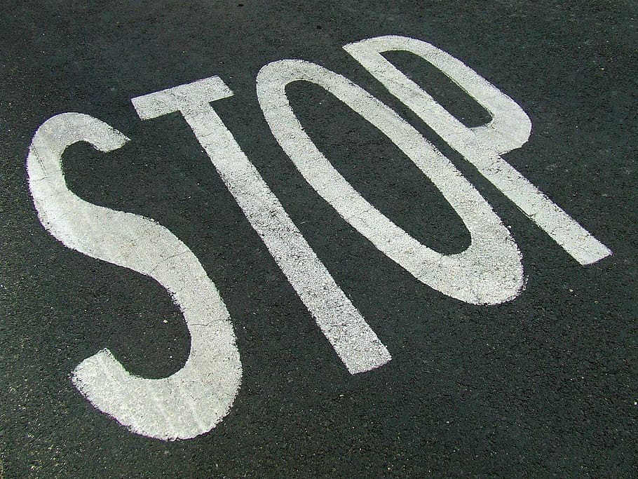 標識, 停止, 道路, 一時停止標識, 警告, 危険, 通り, 安全, 警告標識, 禁止