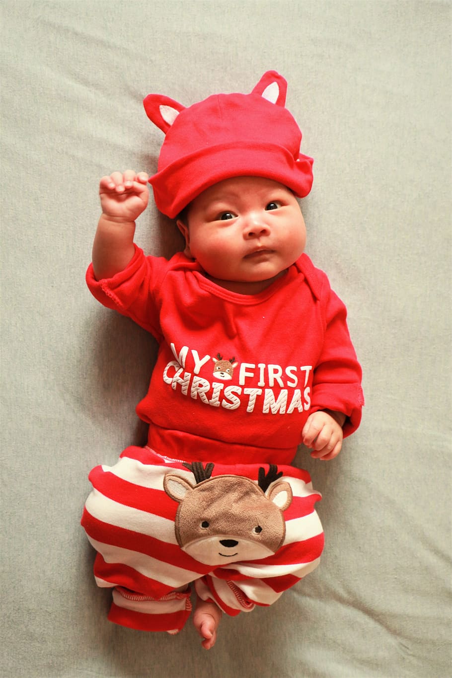 Full Moon, Christmas, Clothing, baby, the full moon, cute, babies only, childhood, one person, innocence