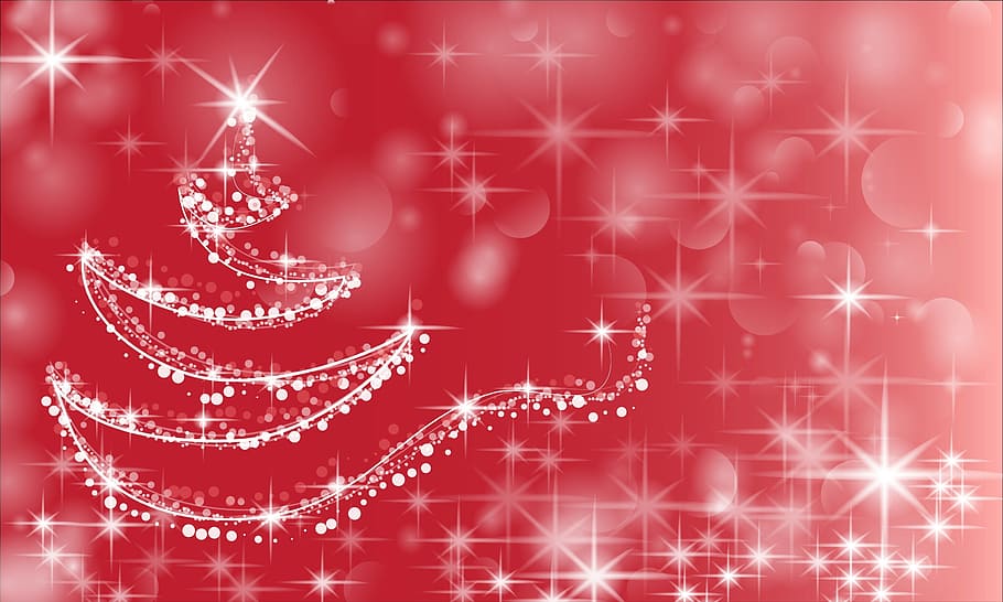 pink, white, sprinkle, wallpaper, christmas, christmas tree, star, background, backdrop, red