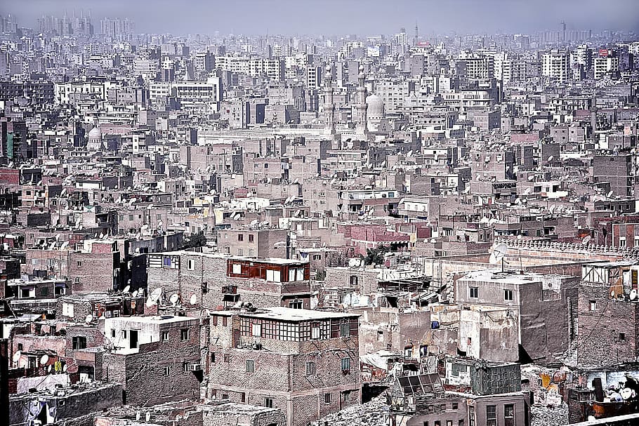 city, urban landscape, panorama, skyline, architecture, town center, building, metropolis, cairo, building exterior