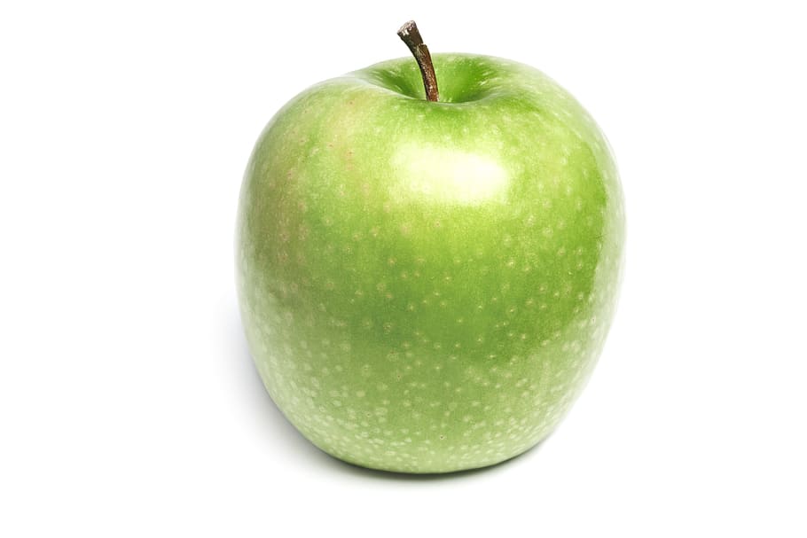 Comida, Fruta, Verde, Maçã Verde, maçã, fruta fresca, alimentação, nutrição, alimentos frescos, cor verde