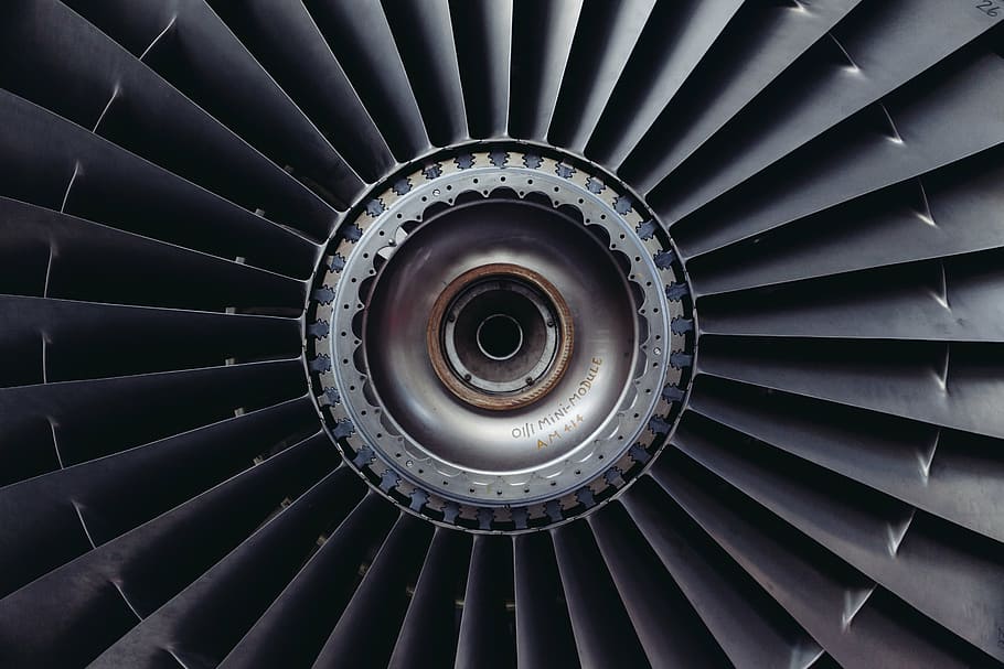 untitled, turbine, jet, airplane, engine, technology, rotation, machine, turbofan, jet Engine