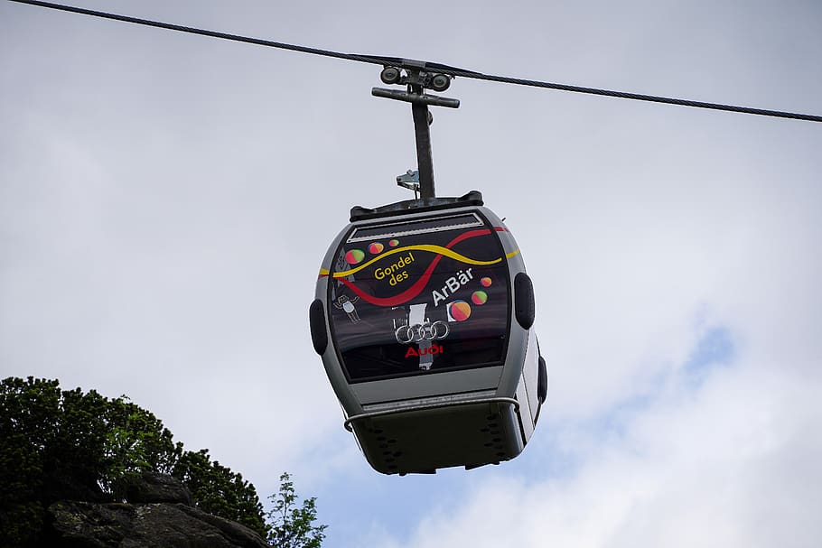 gondola, cable car, arber, bavarian forest, panorama, mountain station, cable car station, hiking skiing, mountain railway, shuttle service
