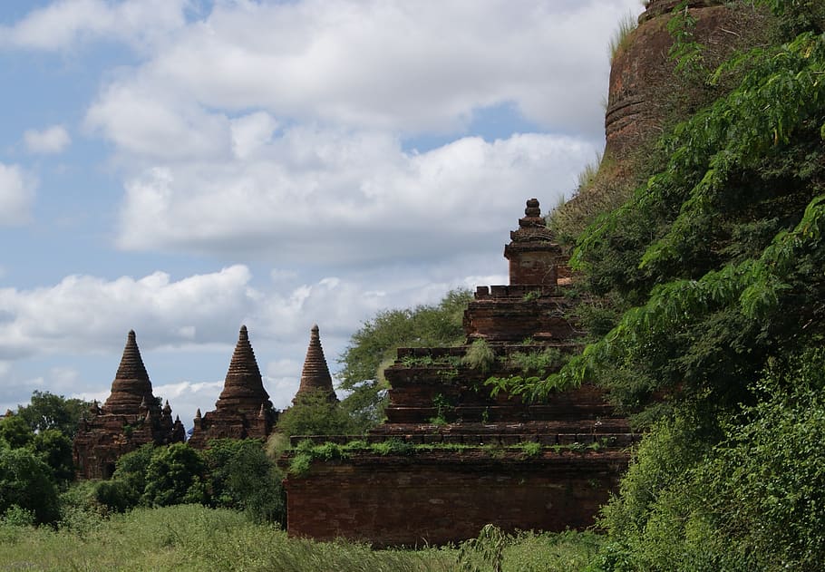 temple, pagoda, stupa, bagan, burma, myanmar, heritage, asia, ancient, old