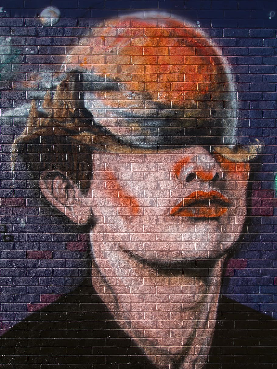 london, wall art, wall, street, graffiti, artwork, brick, painting, brick wall, wall - building feature