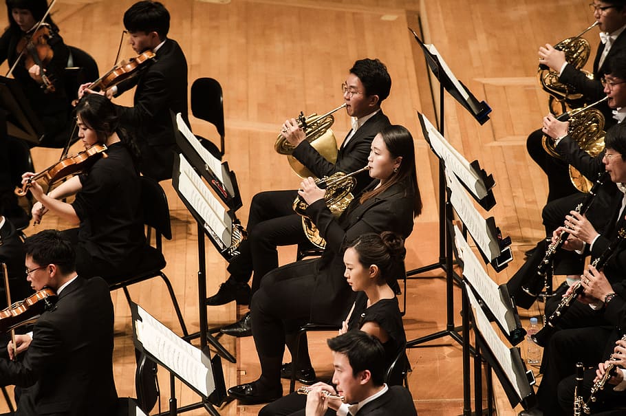 Horn, Beethoven, Chorus, centro de artes seongnam, música, músico, instrumento musical, personas, hombres, intérprete