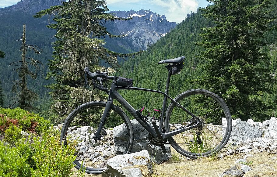 bike, mountains, exercise, trail, adventure, mountain, transportation, bicycle, plant, mode of transportation