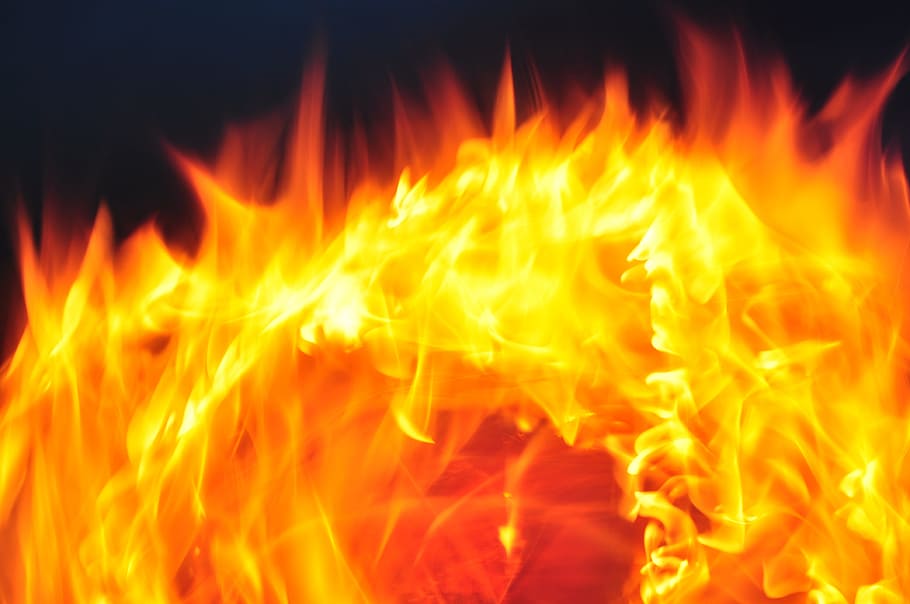 api, flare-up, panas, mudah terbakar, perapian, membakar, bara, kayu, oven, kayu untuk perapian