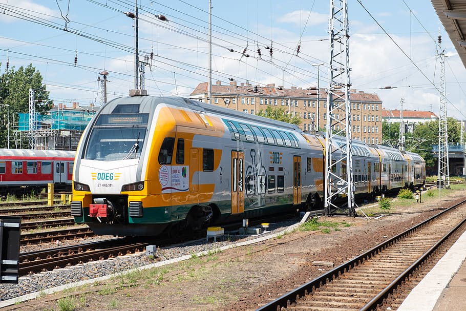 railway, germany, rolling stock, train, berlin, track, east germany, railroad track, rail transportation, transportation