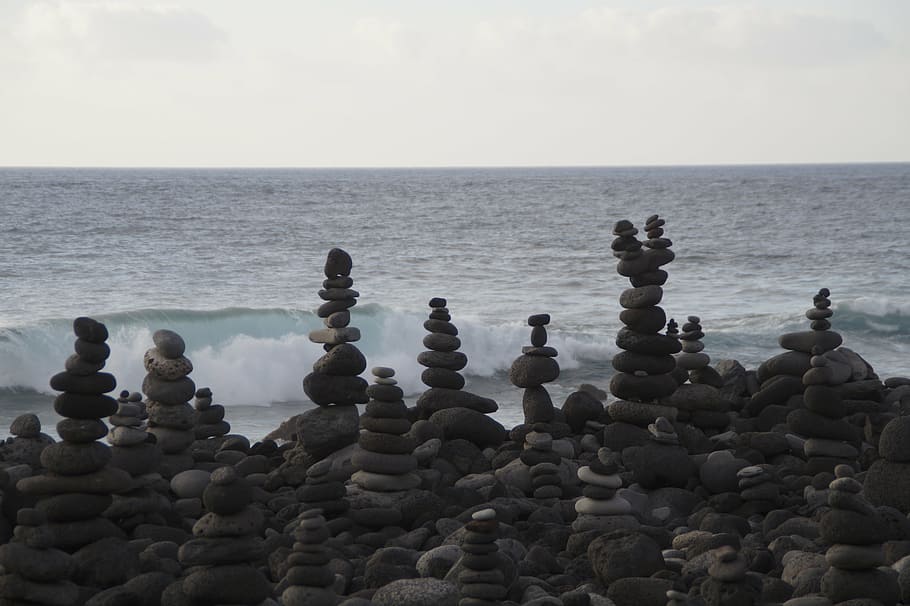 rest, stones, towers, stone towers, spirituality, meditation, contemplation, silent, cairn, enchanting
