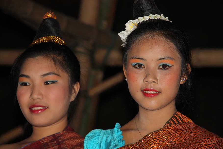 laos, faces, girl, beauty, costume, beautiful, asia, portrait, headshot, women