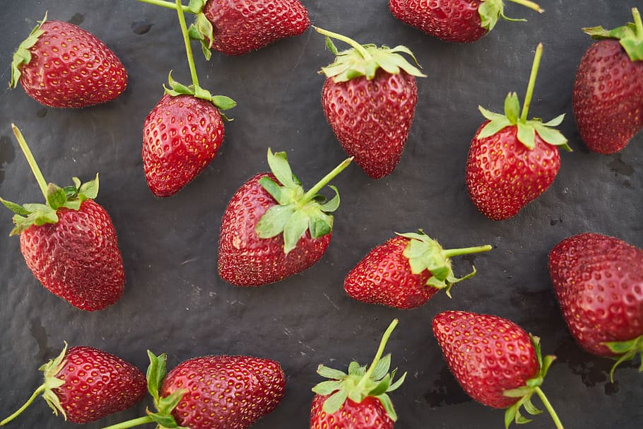 strawberry, fruit, macro, vegetarian, nutrition, organic, food, fresh, healthy, delicious